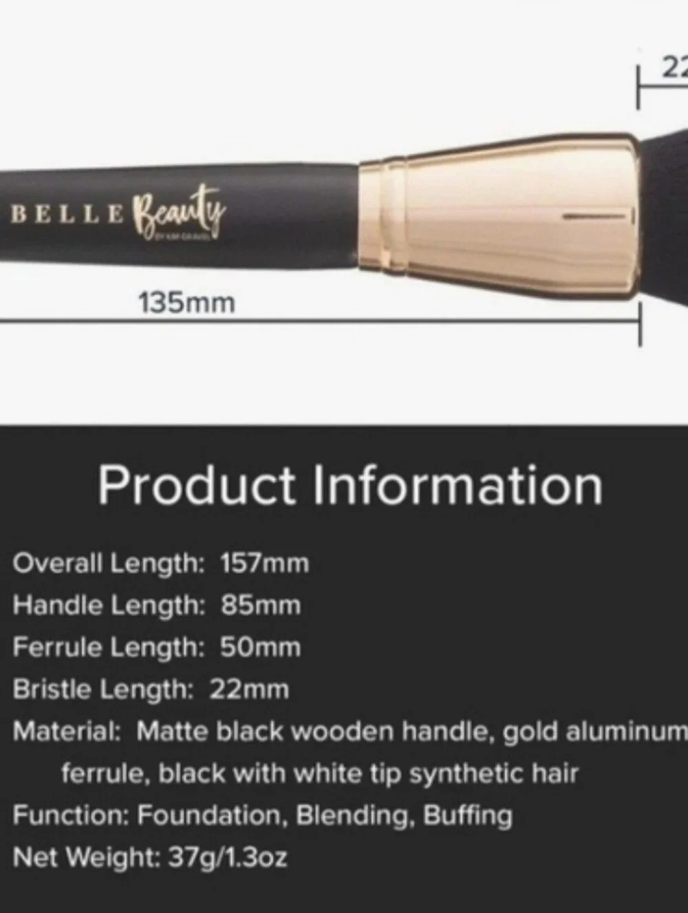 Belle Beauty Foundation Brush